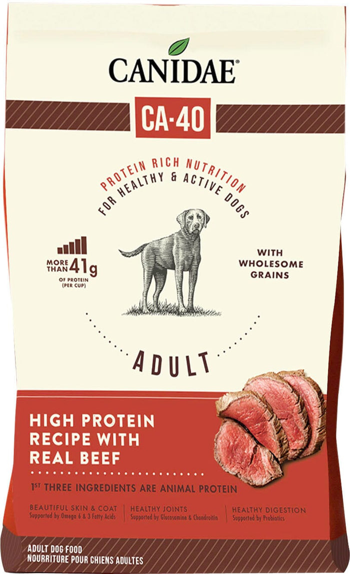 Canidae Ca-40 High Protein Recipe Dry Dog Food - Beef - 25 Lbs