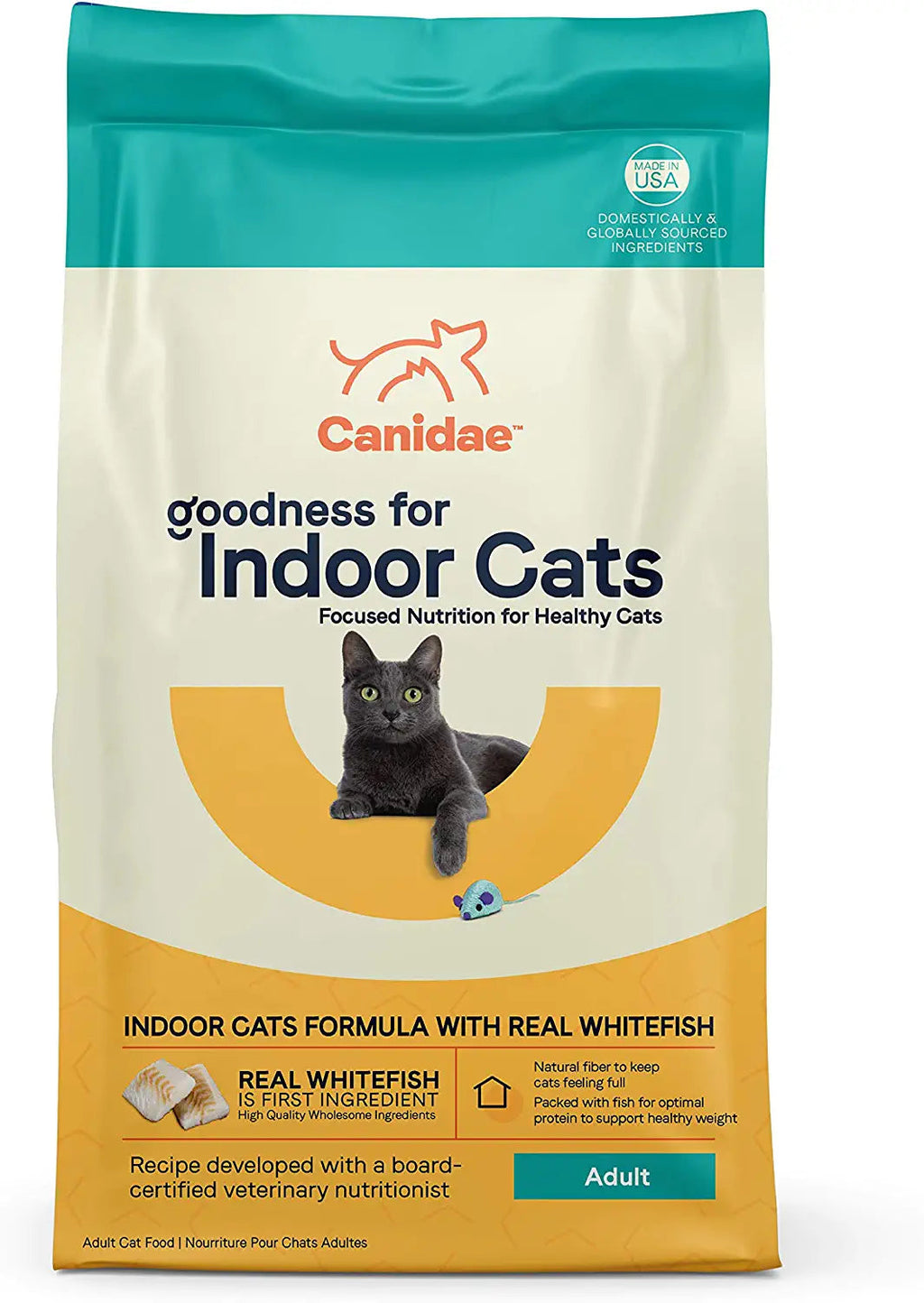 Canidae Goodness for Indoor Dry Cat Food - Whitefish - 10 Lbs  