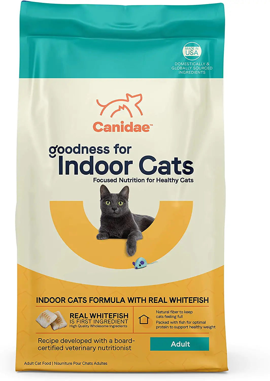 Canidae Goodness for Indoor Dry Cat Food - Whitefish - 5 Lbs  