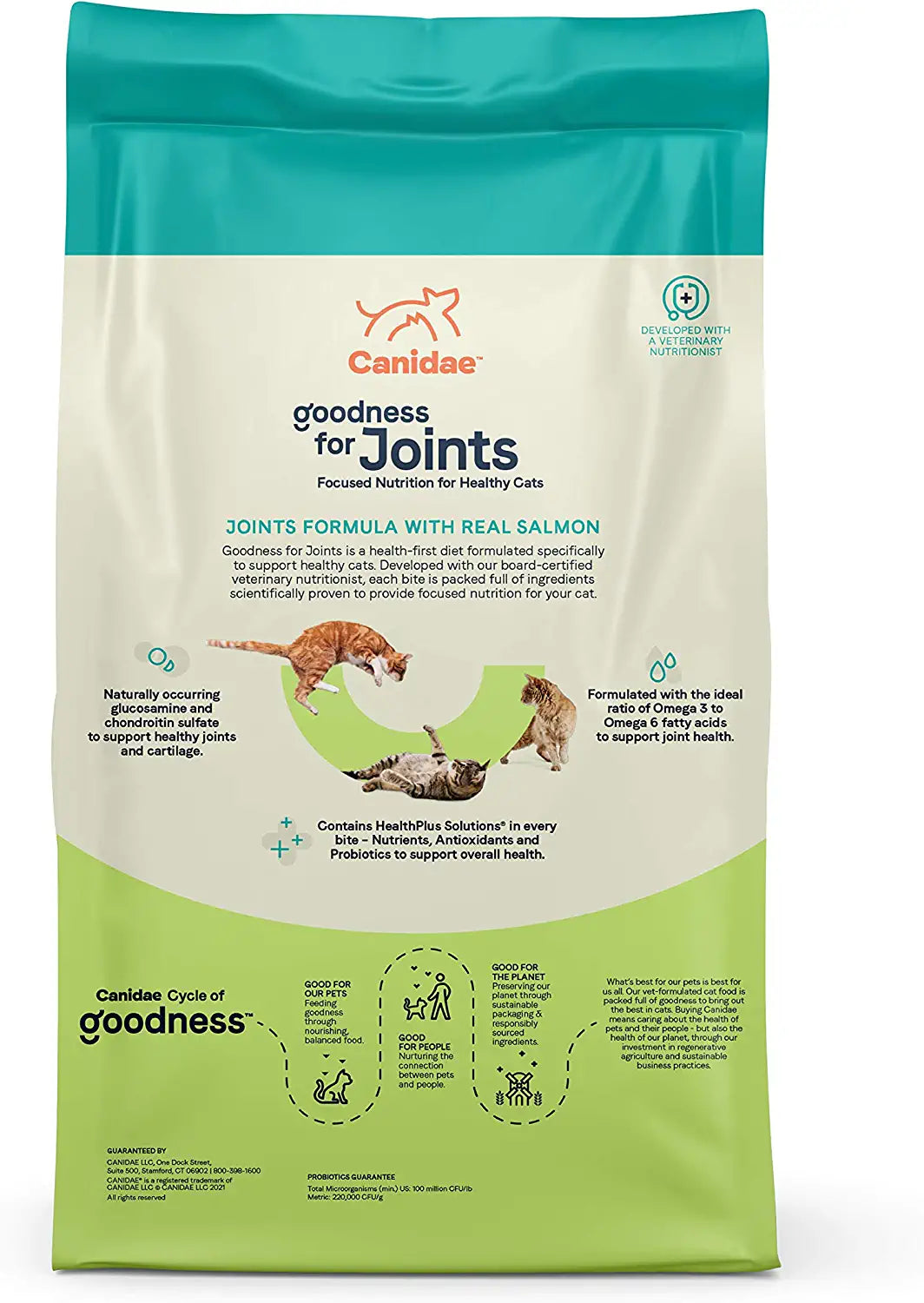 Canidae Goodness for Joints Formula Dry Cat Food - Salmon - 5 Lbs  