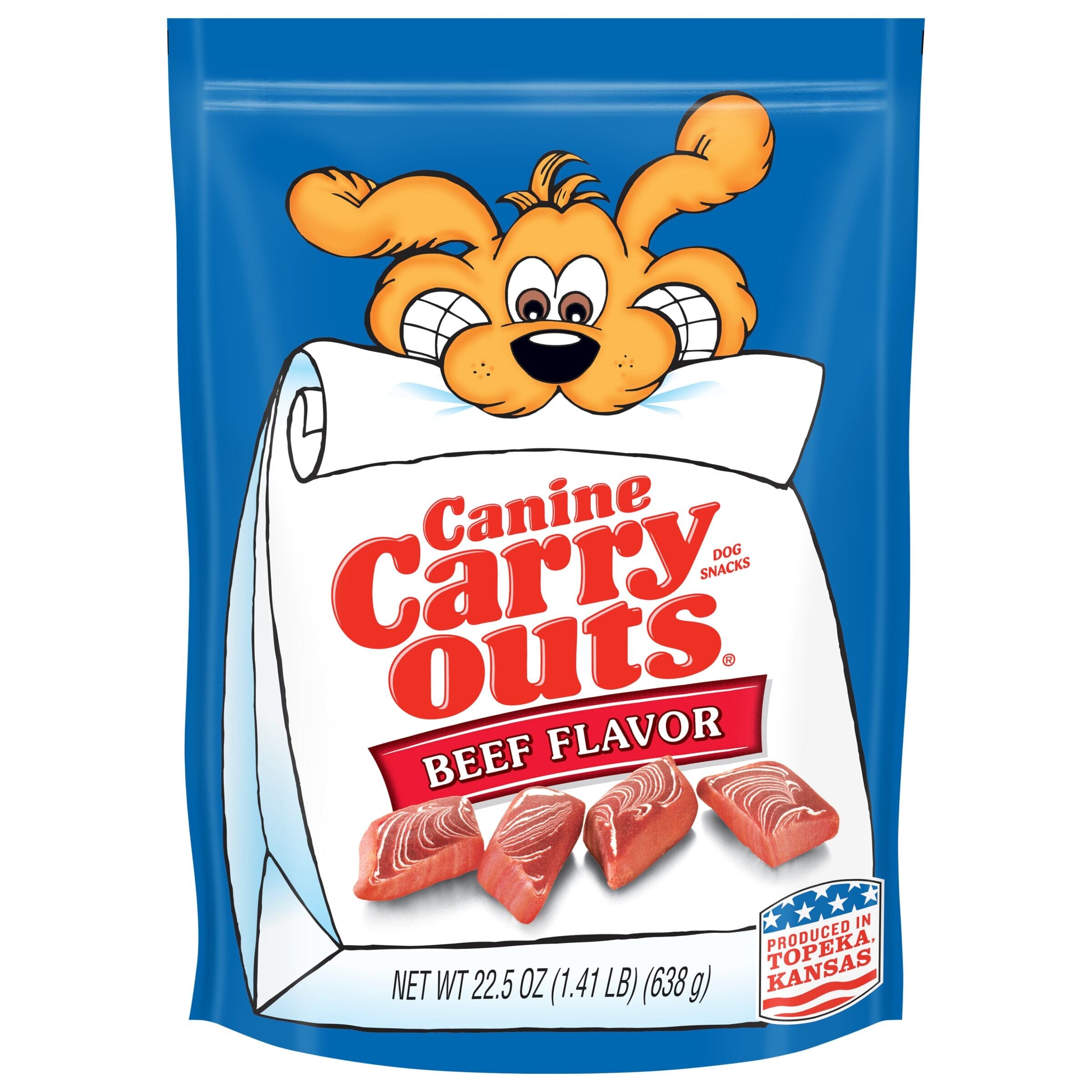 Canine Carry Outs Beef Flavor Dog Treats - 22.5 Oz  