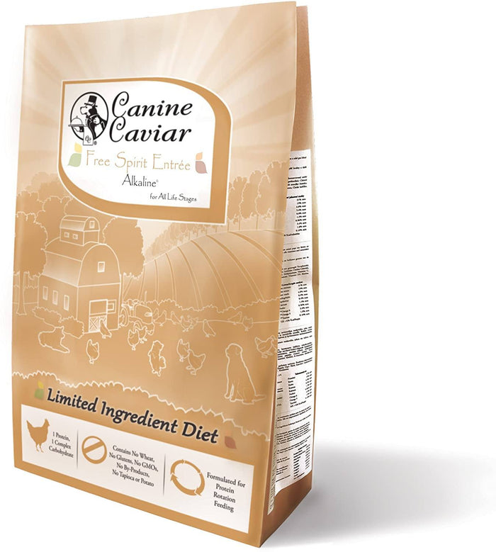 Canine Caviar Free Spirit All Life Stages Chicken & Pearl Millet Dry Dog Food - 11 lb Bag