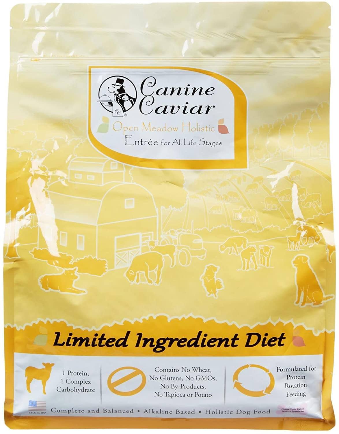 Canine Caviar Open Meadow All Life Stages (Lamb & Pearl Millet Dry Dog Food - 4.4 lb Bag  