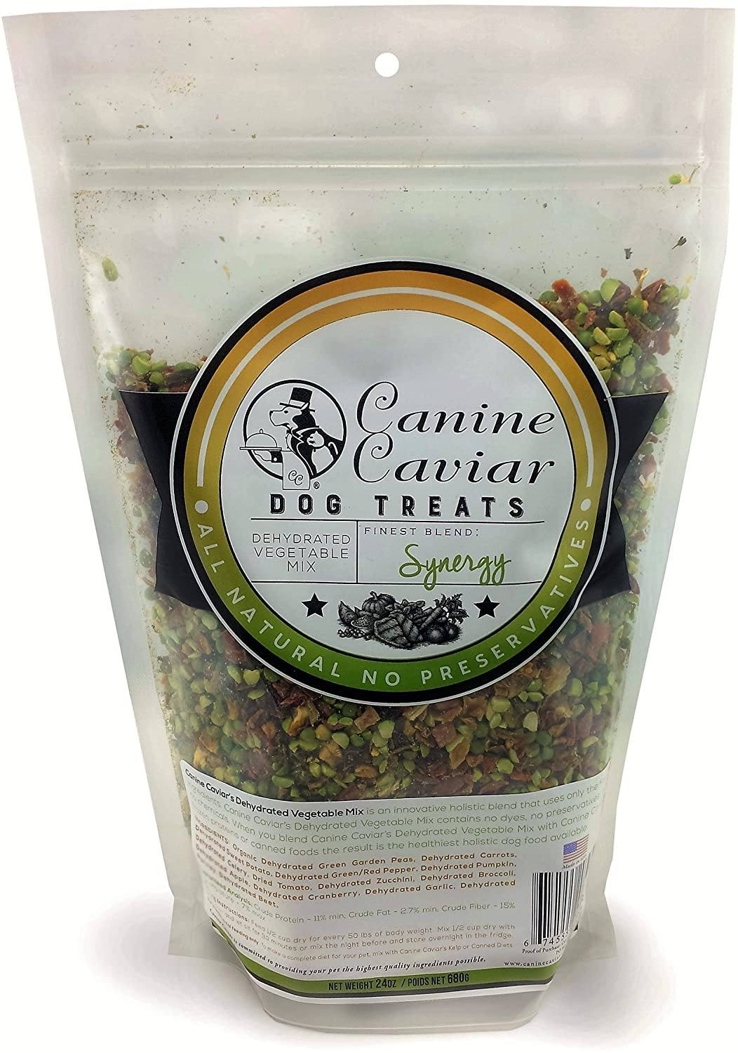 Canine Caviar Synergy Vegetable Mix Dehydrated Dog Food - 24 oz  