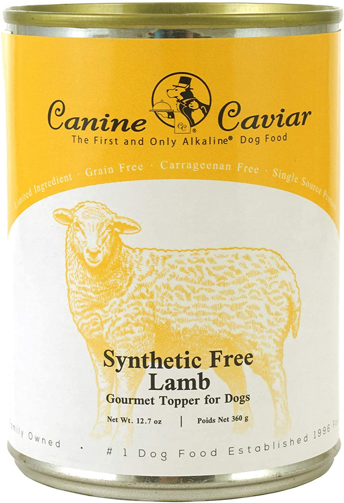 Canine Caviar Synthetic Free and Grain Free Lamb Canned Dog Food - 12.7 oz - Case of 12