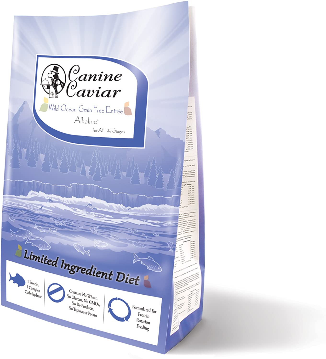 Canine Caviar Wild Ocean Grain-Free All Life Stages Herring & Quinoa Dry Dog Food - 11 lb Bag  