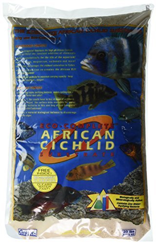 CaribSea Eco-Complete Cichlid White Sand - 20 lb - Pack of 2
