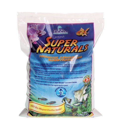 CaribSea Super Naturals Moonlight Sand - 5 lb - Pack of 5