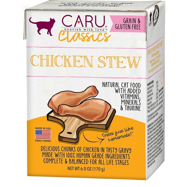 Caru Cat Chicken Stew Wet Cat Food - 6 oz - Case of 12  