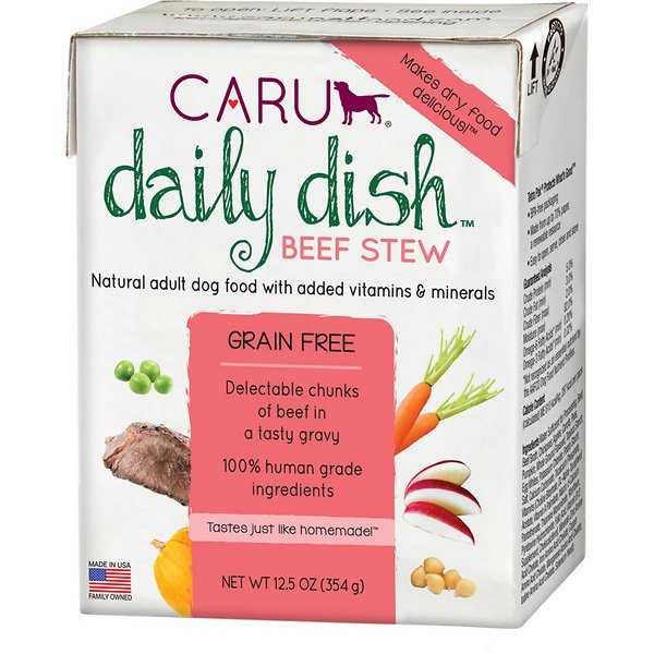Caru Daily Dish Beef Stew Wet Dog Food - 12.5 oz - Case of 12