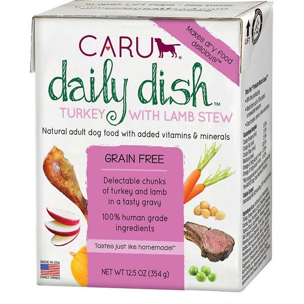 Caru Daily Dish Turkey with Lamb Stew Wet Dog Food - 12.5 oz - Case of 12  