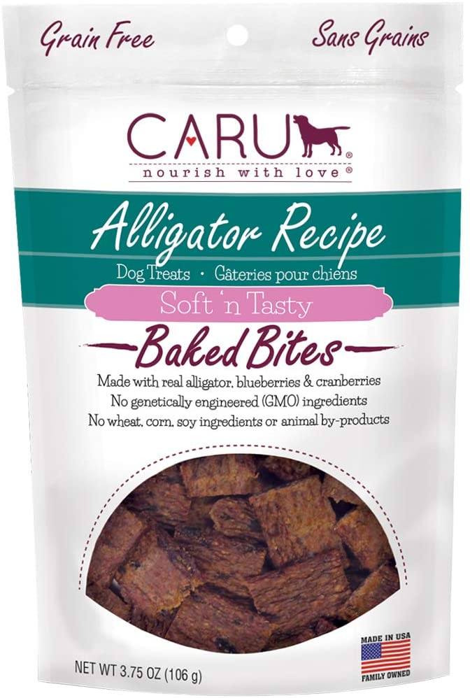 Caru Natural Alligator Recipe Bites Soft and Chewy Cat Treats - 4 oz  