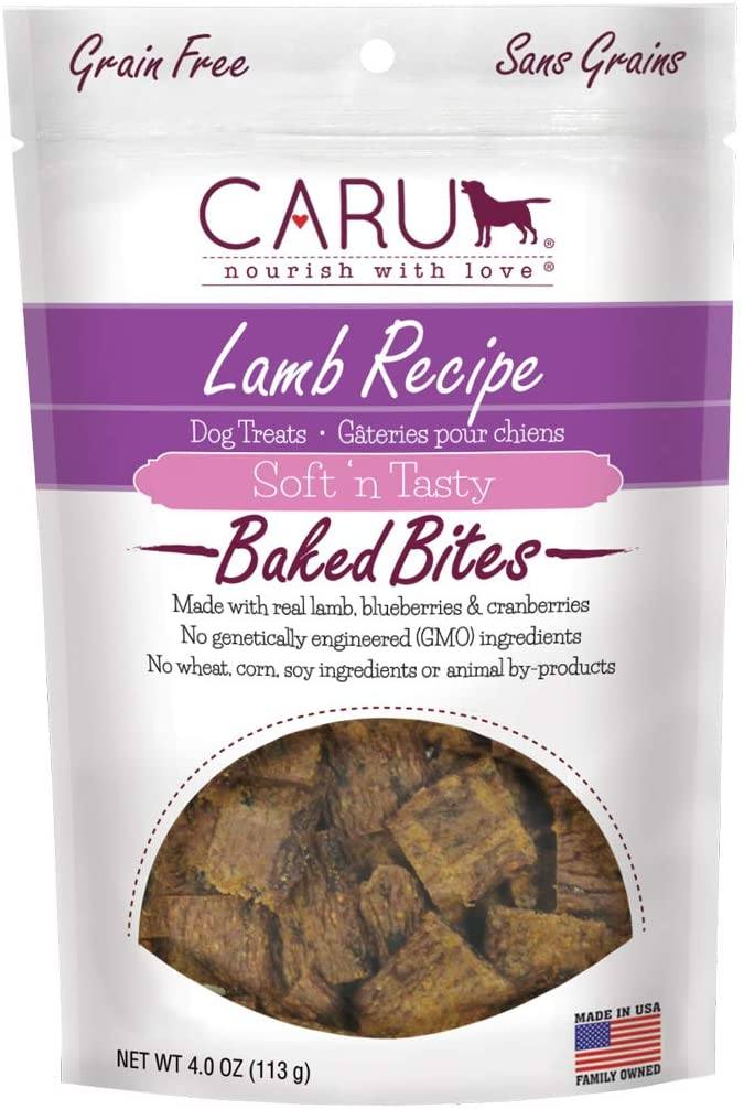 Caru Natural Lamb Recipe Bites Soft and Chewy Cat Treats - 4 oz  