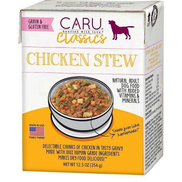 Caru Real Chicken Stew Canned Dog Food - 12.5 oz - Case of 12