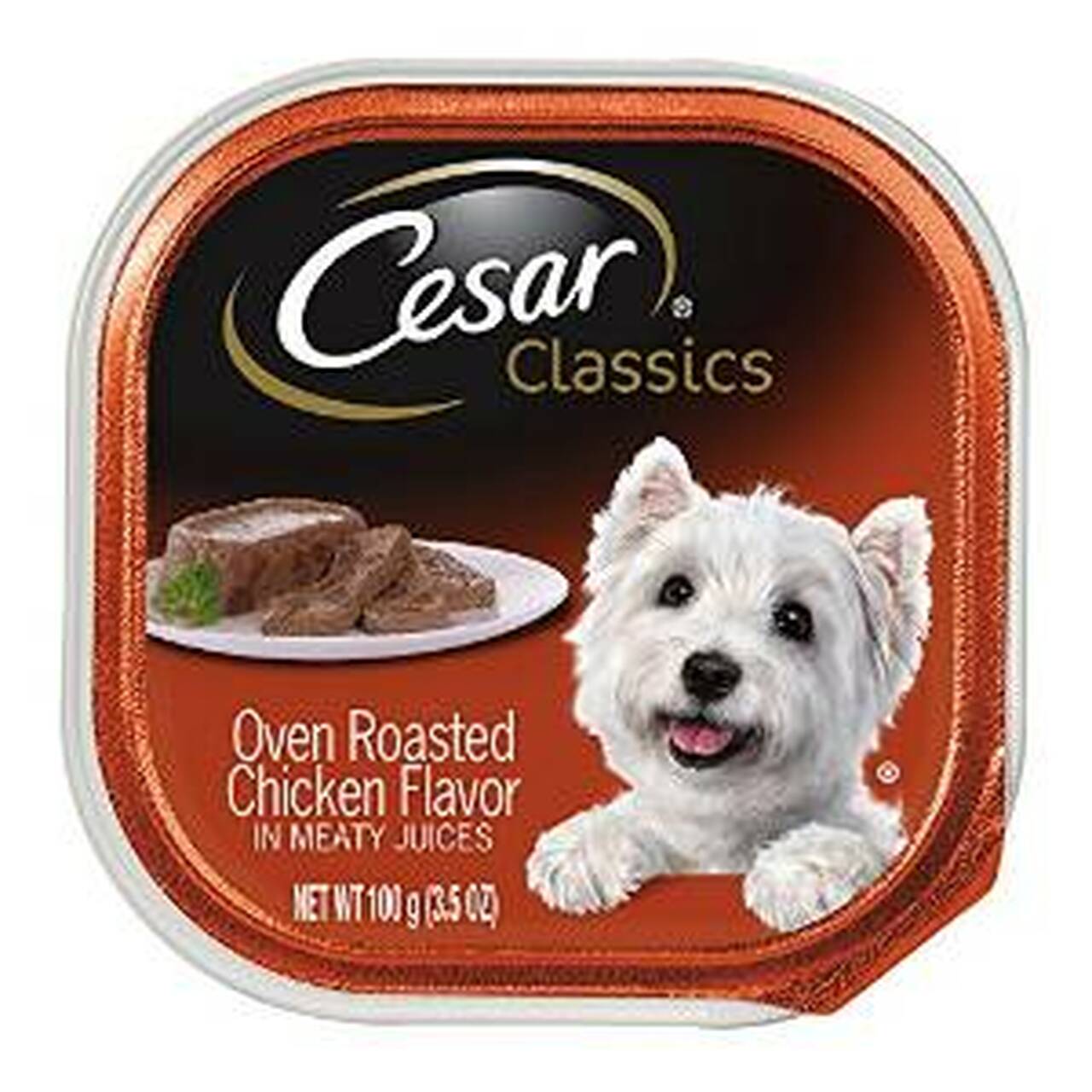 Cesar Canine Cuisine Oven Roasted Chicken Flavor Wet Dog Food - 3.5 oz - Case of 24  