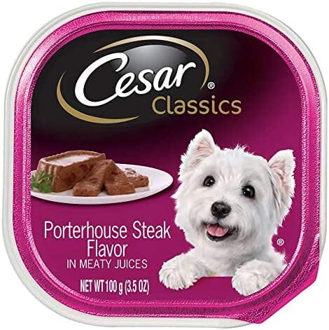 Cesar Canine Cuisine with Beef in Meaty Juices Wet Dog Food - 3.5 oz - Case of 24  