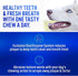 C.E.T. Enzymatic Oral Hygiene Chews for Dogs - Beef and Poultry - Extra Small - 30 Count  