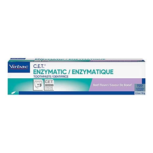 C.E.T. Enzymatic Toothpaste for Dogs & Cats - Beef - 2.5 Oz - 70 Gm  