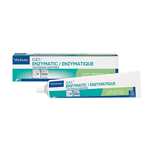 C.E.T. Enzymatic Toothpaste for Dogs & Cats - Vanilla Mint - 2.5 Oz - 70 Gm  