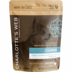 Charlotte's Webb Dog Hemp Calm Chew - 30 Count