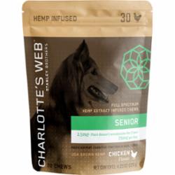 Charlotte's Webb Dog Hemp Senior Chew - 30 Count