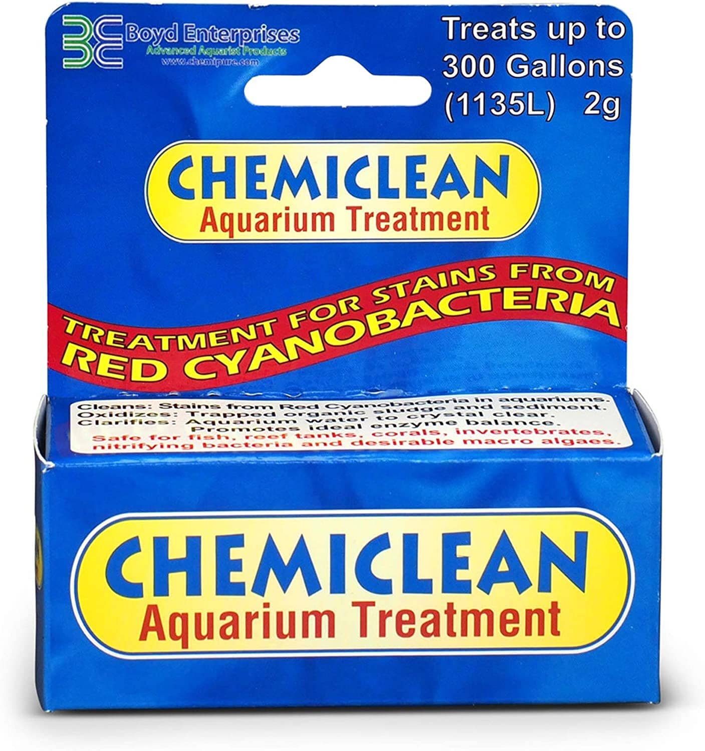 Chemiclean Chemiclean Red Slime Remover Aquarium and Fish Medication - 2 Gm  