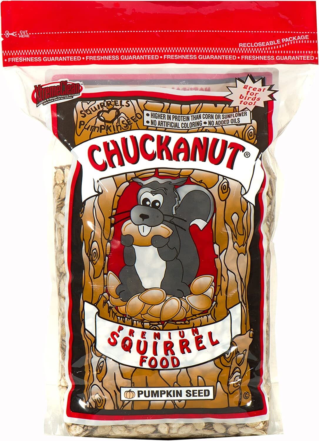 Chuckanut Premium Squirrel Diet - Pumpkin Seed - 20 Lbs  