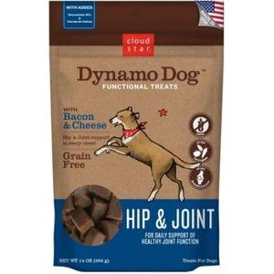 Cloud Star Grain-Free Hip & Joint Soft and Chewy Dog Treats - Bacon & Cheese