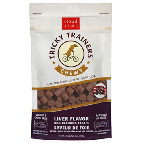 Cloud Star Liver Chewy Tricky Trainers Soft and Chewy Dog Treats - 5 oz  