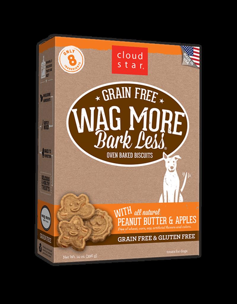 Cloud Star Mini Crunchy Treats with Peanut Butter & Apple Oven Baked Dog Biscuit Treats - 7 oz Bag  