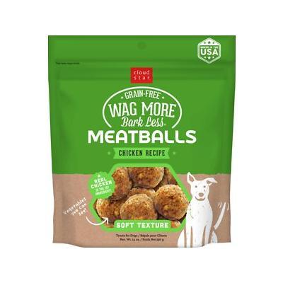 Cloud Star Wag More Bark Less Chicken Recipe Meatballs - 14 oz Bag  