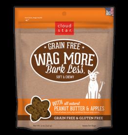 Cloud Star Wag More Bark Less Grain-Free Chewy Treats with Peanut Butter Soft and Chewy Dog Treats - 20 oz Bag  