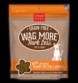 Cloud Star Wag More Bark Less Grain-Free Chewy Treats with Peanut Butter Soft and Chewy...