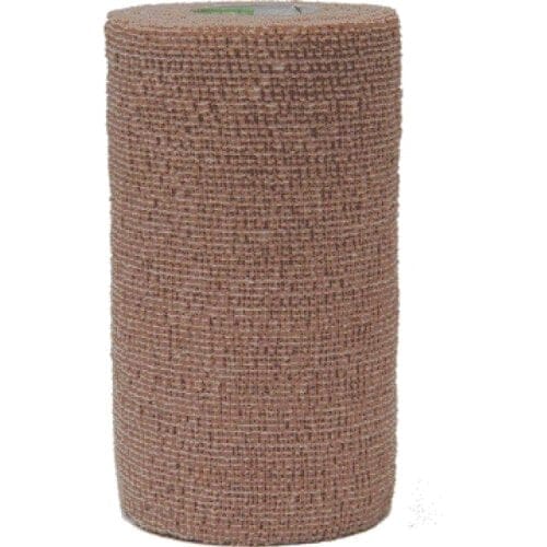 Coflex-Vet Cohesive Bandage - Tan - 4 In X 5 Yd - 18 Pack  