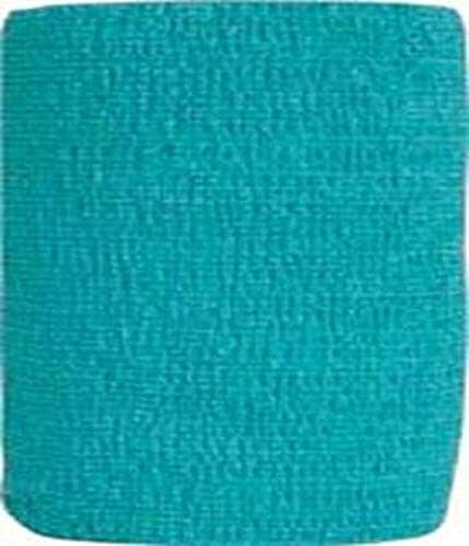 Coflex-Vet Cohesive Bandage - Teal - 4 In X 5 Yd - 18 Pack  