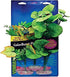 Colorburst Florals Broad Leaf Flowering Clusters Plastic Aquarium Plant - Multi - Large  