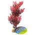 Colorburst Florals Large Brush Plastic Aquarium Plant - Red - Large  