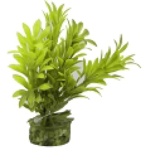 Colorburst Florals Laurel Leaf Plastic Aquarium Plant - Yellow - 1.25 X 1.25 X 3.25  
