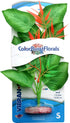 Colorburst Florals Marshwood Silk Style Plastic Aquarium Plant - Green - Small  