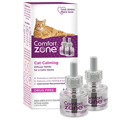 Comfort Zone Calming Diffuser Refill for Cats - 48 Ml - 2 Pack  