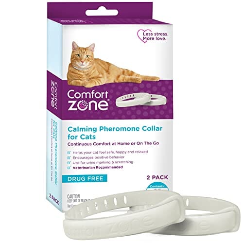 Comfort Zone On The Go Calming Collar for Cats - 2 Pack  