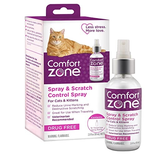Comfort Zone Spray & Scratch Control for Cats - 2 Oz