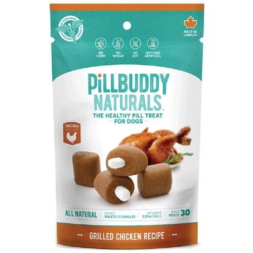 Complete Natural Nutrition Pill Buddys Chicken Dog Treats - 30 ct Bag  