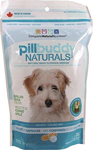 Complete Natural Nutrition Pill Buddys Duck Allergy Formula Dog Treats - 30 ct Bag  