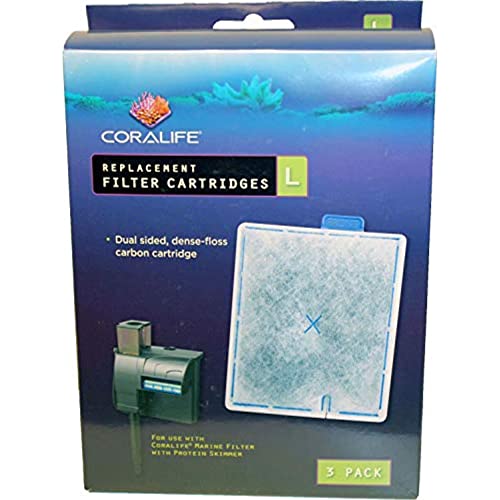 Coralife Carbon Cartridges for Marine Filter - Large - 3 pk