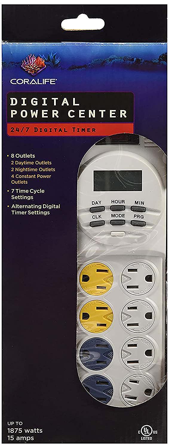 Coralife Digital Power Center DayNight Timer Pet Life