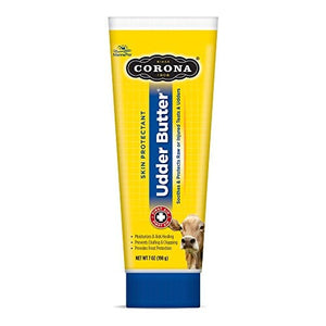 Corona Udder Butter Skin Protectant Veterinary Supplies Ointments & Creams - 7 Oz