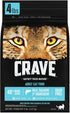 Crave Grain-Free Premium Adult Salmon and Oceanfish Dry Cat Food - 4 lb Bag  