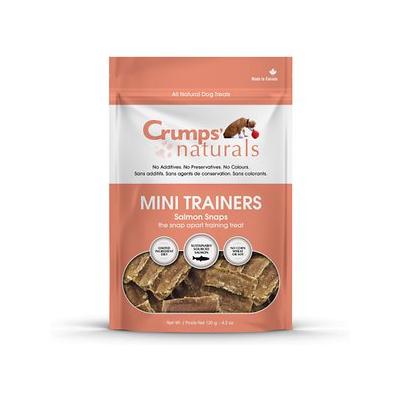 Crumps' Naturals Mini Trainers Grain-Free Salmon Snaps Dog Hard Chews - 4.2 oz Bag