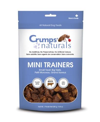Crumps' Naturals Mini Trainers Semi-Moist Beef Soft and Chewy Dog Treats - 8.8 oz Bag  